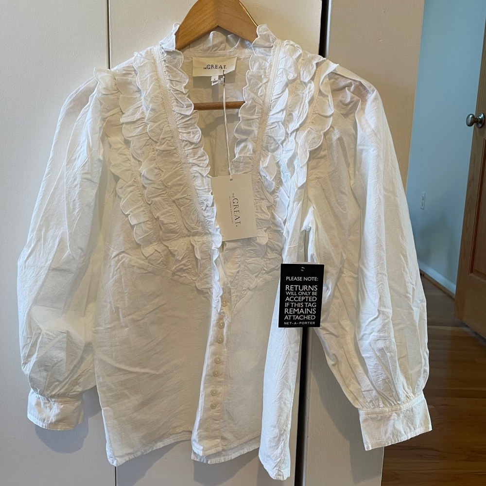 Gorgeous white tuxedo shirt